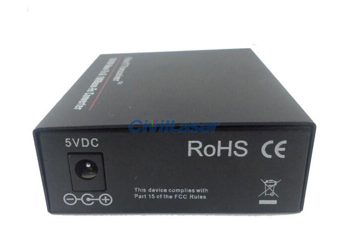 100M Single Fiber Media Converter SC Bidirectional Transceiver